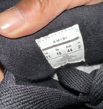 Amiri Black Sneakers