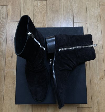 Amiri Black Suede Chelsea Boot