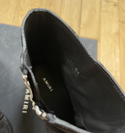 Amiri Black Suede Chelsea Boot