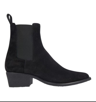 Amiri Black Suede Crepe Chelsea Boot