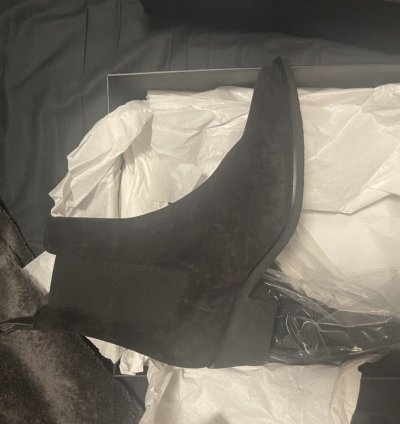 Amiri Black Suede Crepe Chelsea Boot