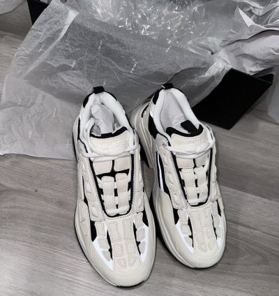 Amiri Black White Bone Runner