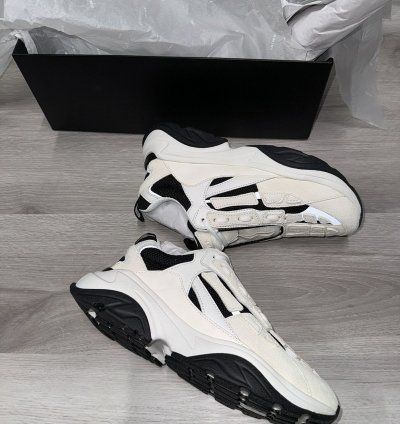 Amiri Black White Bone Runner