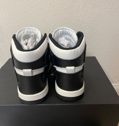 Amiri Black White Skel Skeleton High Top Sneaker Brand New