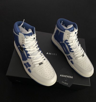 Amiri Blue Skel Top Sneakers