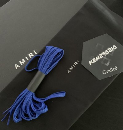 Amiri Blue Skel Top Sneakers