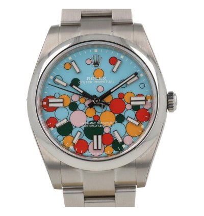 Rolex Oyster Perpetual 41 124300 Celebration Dial New 2023 Stickers White Tag