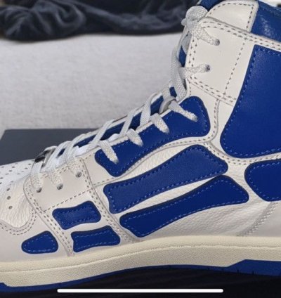 Amiri Blue Skeleton High Tops