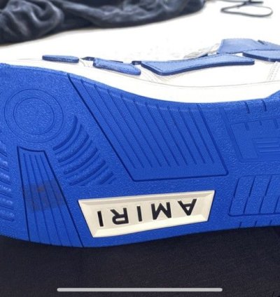 Amiri Blue Skeleton High Tops