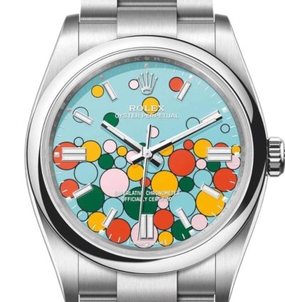 Rolex Oyster Perpetual 41 124300 Celebration Dial Unworn Full Set