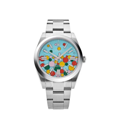 Rolex Oyster Perpetual 41 124300 Stainless Steel Celebration Motif Dial 2025