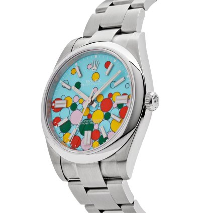 Rolex Oyster Perpetual 41 124300 Stainless Steel Celebration Motif Dial 2025