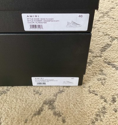 Amiri Bone Runner Alabaster