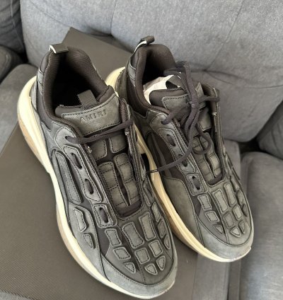 Amiri Bone Runner Black