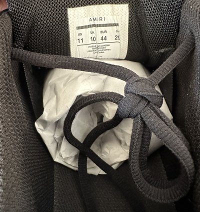 Amiri Bone Runner Black