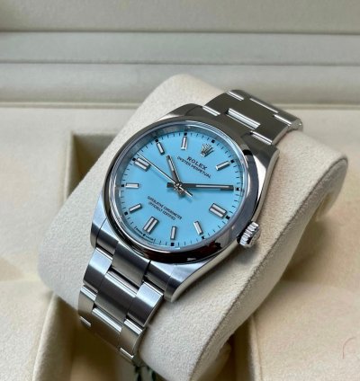 Rolex Oyster Perpetual 41 2022 Oyster Perpetual 41 Tiffany Blue Unworn Box And Papers 124300