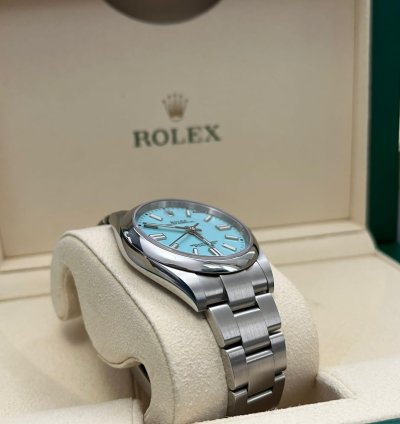 Rolex Oyster Perpetual 41 2022 Oyster Perpetual 41 Tiffany Blue Unworn Box And Papers 124300