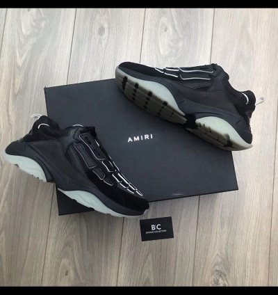 Amiri Bone Runner Black Black