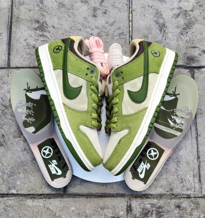 Yuto Horigome X Nike Sb Dunk Low Pro Matcha
