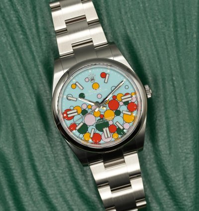 Rolex Oyster Perpetual 41 2024 Oyster Perpetual 41 Tiffany Celebration Blue Unworn Box And Papers 124300