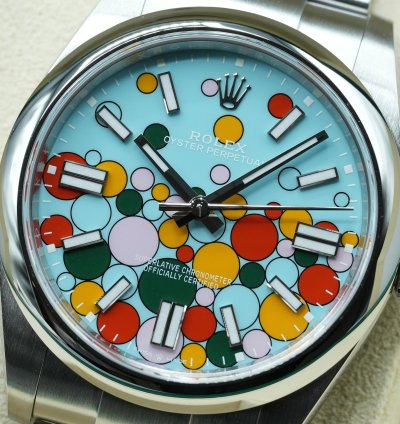 Rolex Oyster Perpetual 41 2024 Oyster Perpetual 41 Tiffany Celebration Blue Unworn Box And Papers 124300
