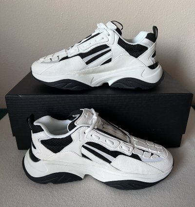 Amiri Bone Runner Black White