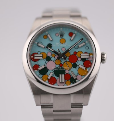 Rolex Oyster Perpetual 41 2024 Stainless Steel Oyster Perpetual 41 Celebration Dial 124300