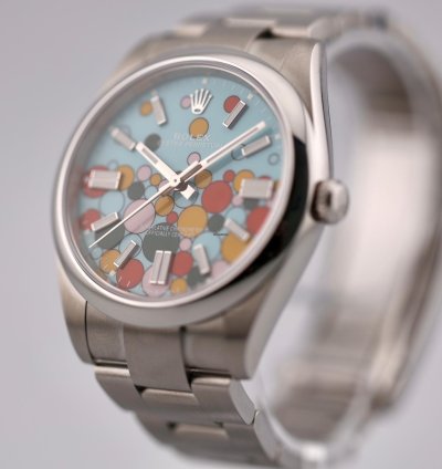 Rolex Oyster Perpetual 41 2024 Stainless Steel Oyster Perpetual 41 Celebration Dial 124300