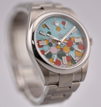 Rolex Oyster Perpetual 41 2024 Stainless Steel Oyster Perpetual 41 Celebration Dial 124300