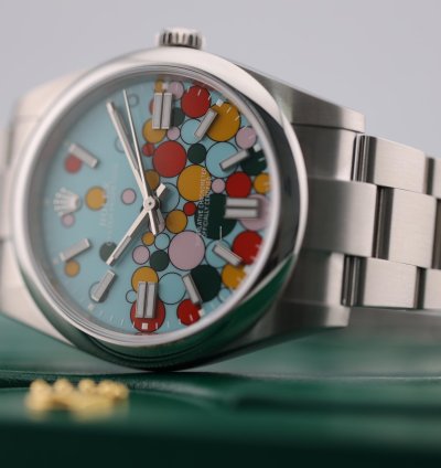 Rolex Oyster Perpetual 41 2024 Stainless Steel Oyster Perpetual 41 Celebration Dial 124300