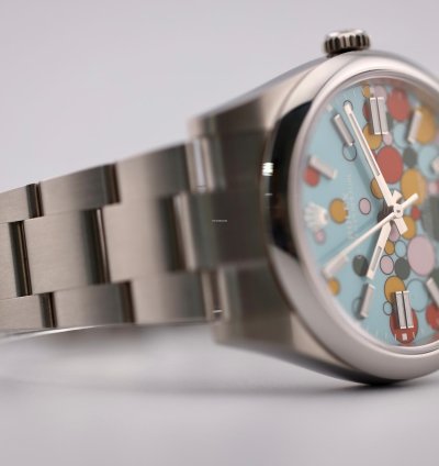 Rolex Oyster Perpetual 41 2024 Stainless Steel Oyster Perpetual 41 Celebration Dial 124300