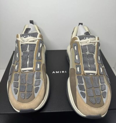 Amiri Bone Runner Brown New With Box