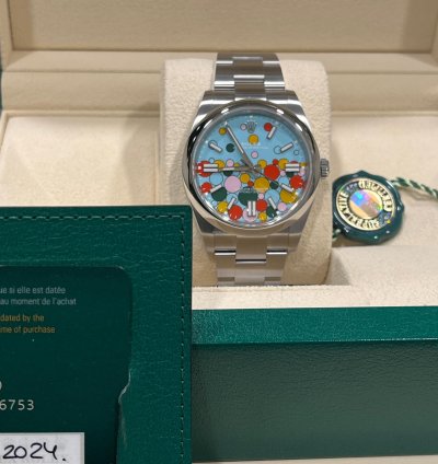 Rolex Oyster Perpetual 41 2024-unworn-41mm-oyster Celebration-full Set