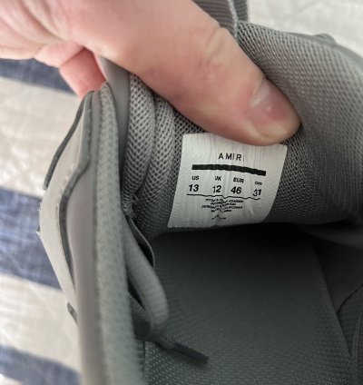 Amiri Bone Runner Grey