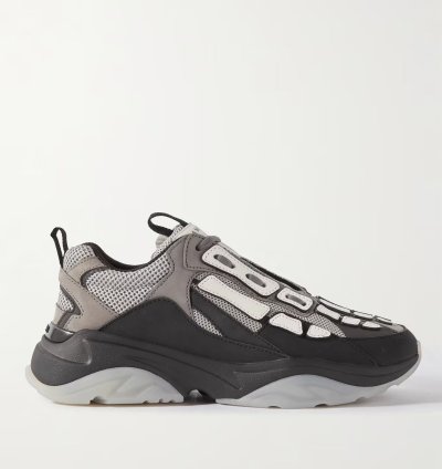 Amiri Bone Runner Grey Black