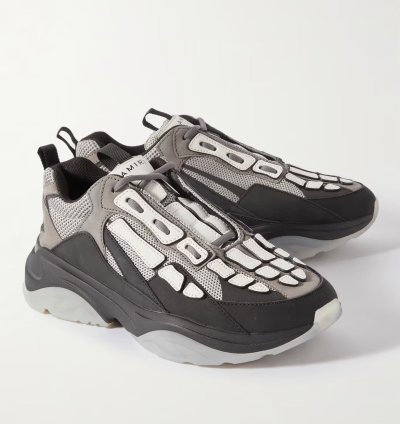 Amiri Bone Runner Grey Black