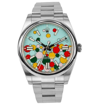 Rolex Oyster Perpetual 41 41mm Celebration Dial Stainless Steel 124300