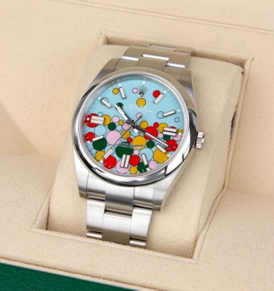 Rolex Oyster Perpetual 41 41mm Celebration Dial Stainless Steel 124300