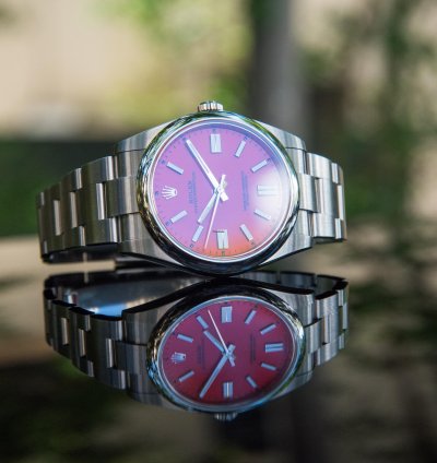 Rolex Oyster Perpetual 41 41mm Coral Red
