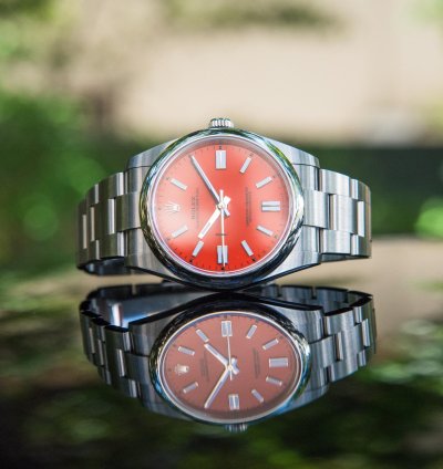 Rolex Oyster Perpetual 41 41mm Coral Red