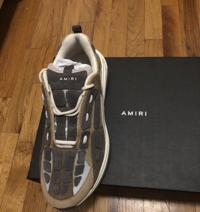 Amiri Bone Runner Low Top-laced-up Sneakers