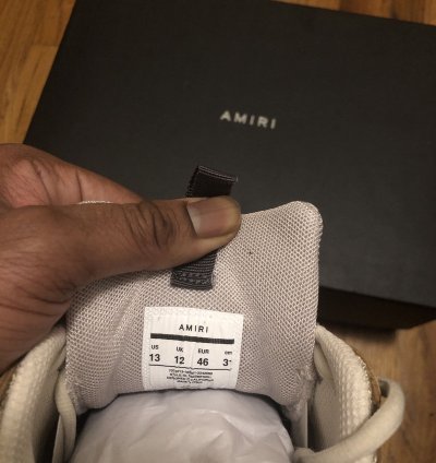 Amiri Bone Runner Low Top-laced-up Sneakers