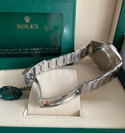 Rolex Oyster Perpetual 41 Bubble Celebration Dial New