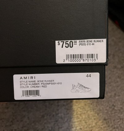 Amiri Bone Runner Red
