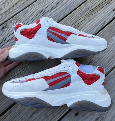Amiri Bone Runner Red White