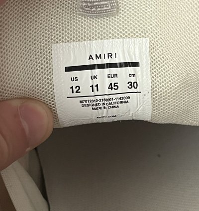 Amiri Bone Runner Red White