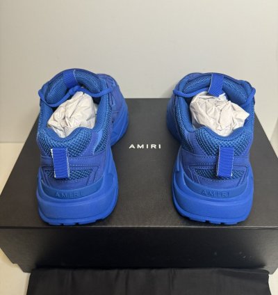 Amiri Bone Runner Royal Blue Sneakers Size 42 825