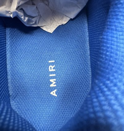 Amiri Bone Runner Royal Blue Sneakers Size 42 825