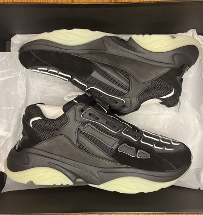 Amiri Bone Runner Sneaker black White