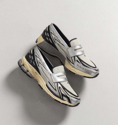 New Balance 1906 Loafers Cream Metallic Silver